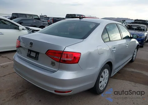 2015 Volkswagen Jetta 2.0L S from USA, damaged, VIN 3VW1K7AJ2FM324309